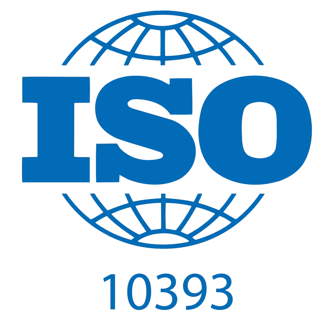 ISO 10393 certificate logo